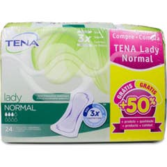 Tena Discreet Penso Absorvente Urina Ligeira Normal 24 + 12 uds