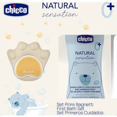 Chicco Pack Natural Sensation Detergente 200 ml + Esponja