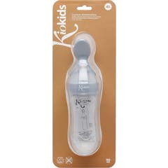 Kiokids Colher de Alimentação Cinza 90 ml
