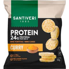 Santiveri Mini Tortitas Proteicas Caril 50 g