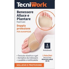 Tecniwork Protección Antepié Gel Hallux 1 Par