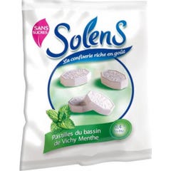 Solens Vichy Mint Pastilhas de hortelã 100g