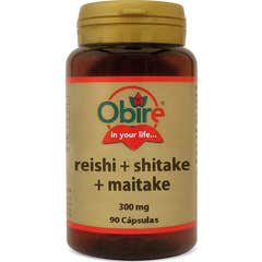 Obire Reishi Shitake Maitake 300mg 90caps