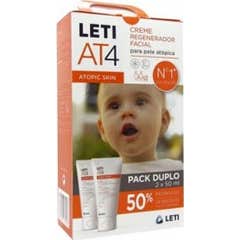 LetiAT4 Creme de Rosto 2x50 ml