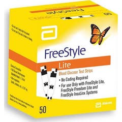 Freestyle Lite Tiras Reagentes 50 Unidades