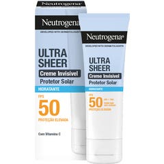 Neutrogena Ultra Sheer Protetor Solar Creme Invisível Hidratante SPF50 50 ml