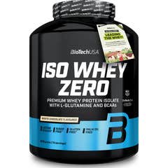 Biotech USA Iso Whey Zero Proteína Chocolate Branco 1,8 kg