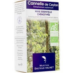Docteur Valnet Óleo de canela orgânica do Ceilão 5ml