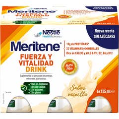 Meritene Fuerza Y Vitalidad Drink Pack Vainilla 6 U X 125 Ml Nestlé,