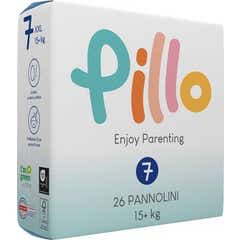 Pillo Pañales Talla 7 XXL +15kg 26uds