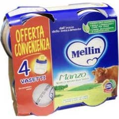 Carne de vaca Mellin Omog 4X80G