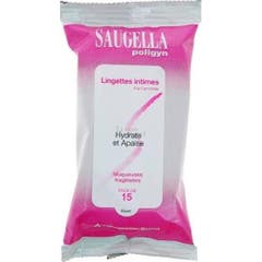 Toalhetes íntimos Saugella Poligyn X15 Toalhetes