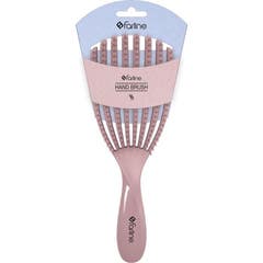 Farline Escova de Cabelo Hand Brush Rosa 1 unid.