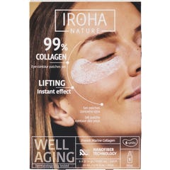 Iroha Nature 99% Collagen Patches Contorno dos Olhos 6 Unidades