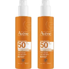 Avène Pack Spray Solar SPF50+ Pieles Sensibles 2x200ml