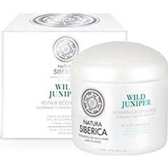 Natura Siberica Esfoliante Corporal Reparador, zimbro selvagem 370 ml