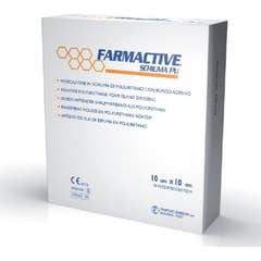 Farmac-Zabban Farmactive Schiuma Pu Apósito 10x10cm 10uds