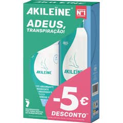 Akileine Pó Absorvente 75g + Spray Sapatos Deo 150ml