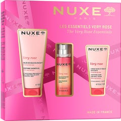 Nuxe Cofre Very Rose Gel Limpiador + Crema Manos + Agua Perfumada Nuxe Cofre Very Rose Gel Limpiador + Crema Manos + Agua Perfumada