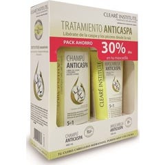 Pacote de tratamento contra a caspa do Instituto Cleare