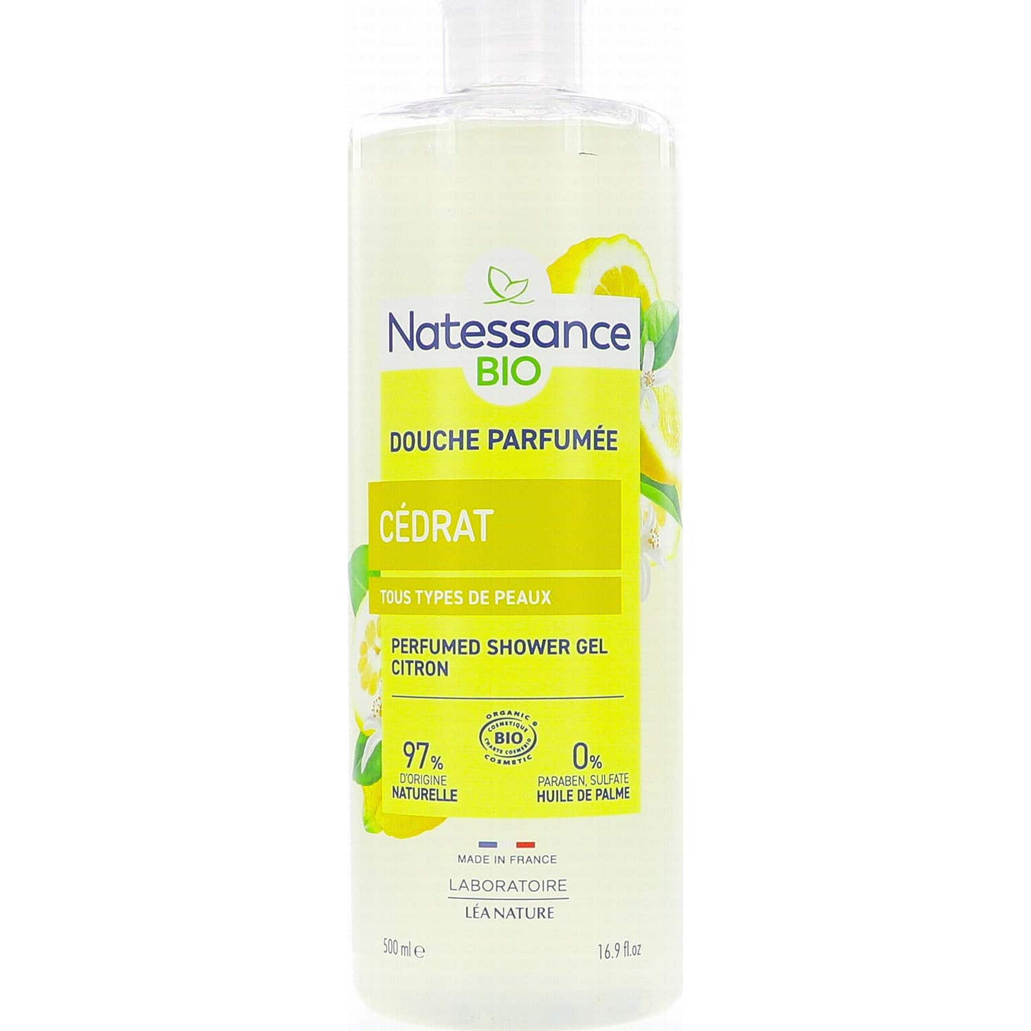 Natessance Gel De Ducha Perfumado Cidra Bio 500 Ml-image