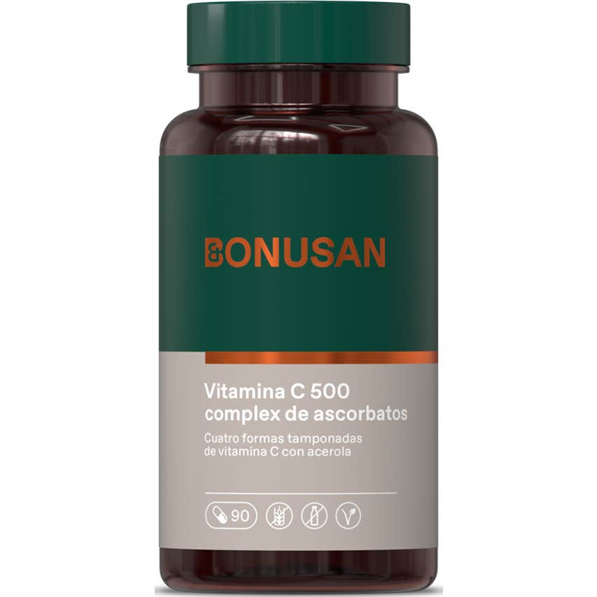 Bonusan Vitamina C 500 Complejo Ascorbatos 90Caps
