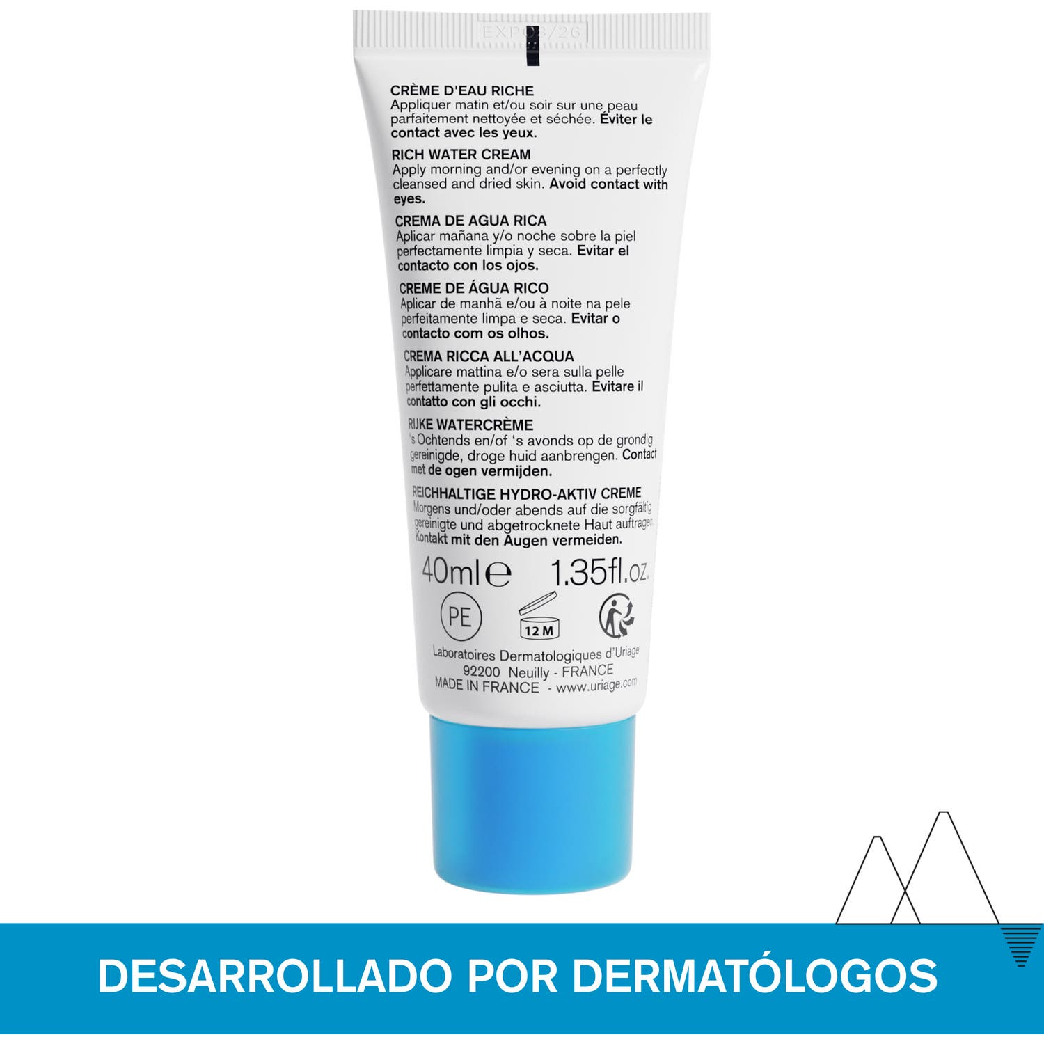Uriage Creme De ÁGua Rico 40Ml-image
