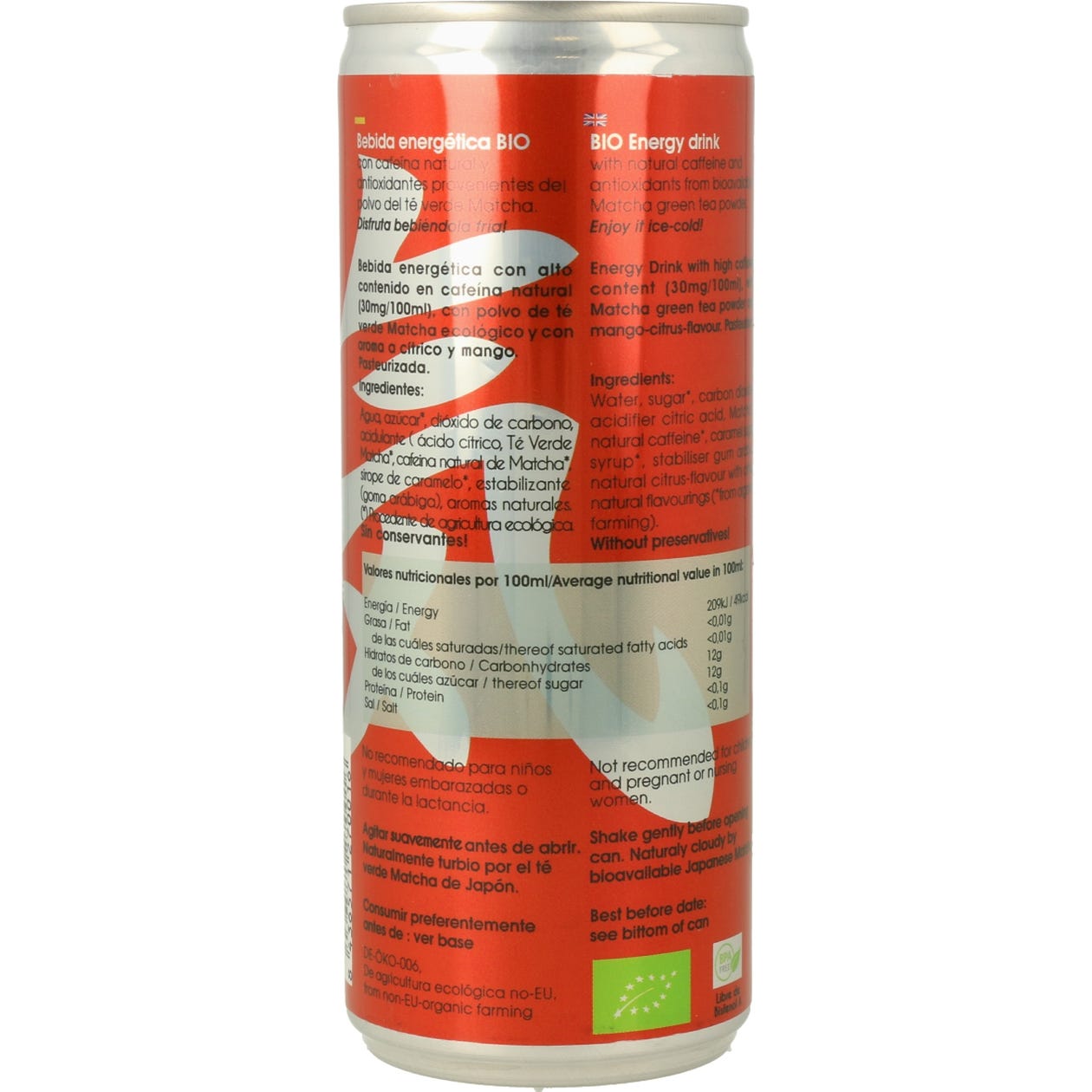 Ekotrebol Bebida EnergéTica Matcha Bio 250Ml-image