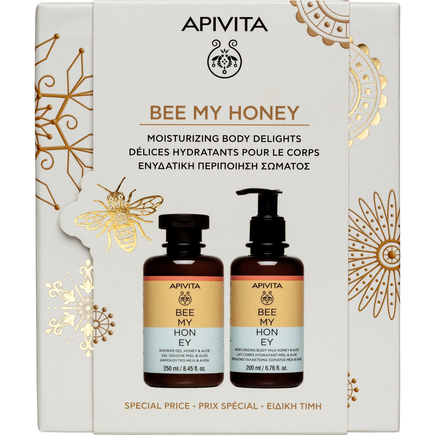 Apivita Pack Bee My Honey Gel De Ducha 250Ml + Leche Corporal 200Ml-image