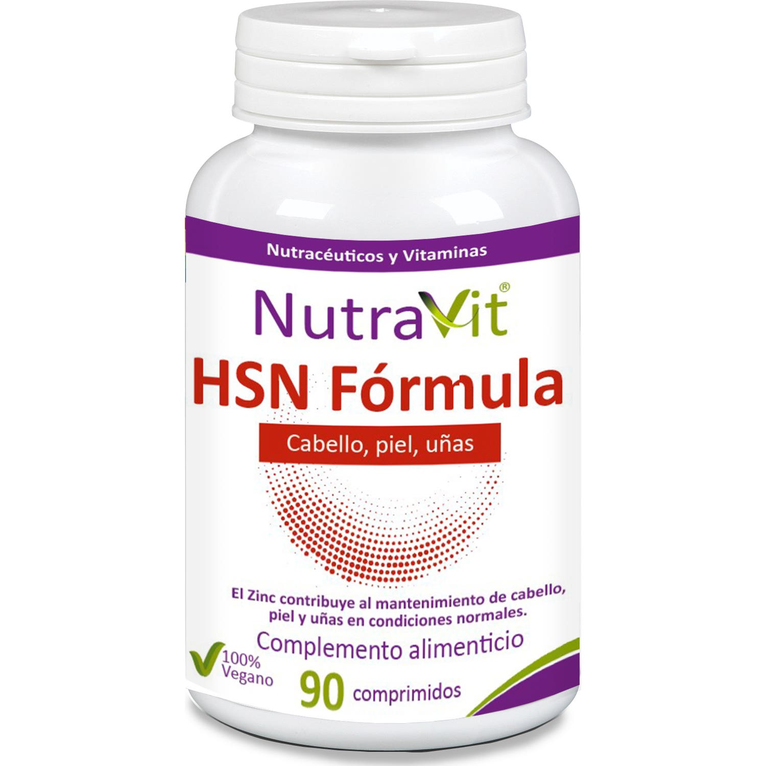 NutraVit HSN FóRmula Cabello Piel UñAs 90 Comp-image