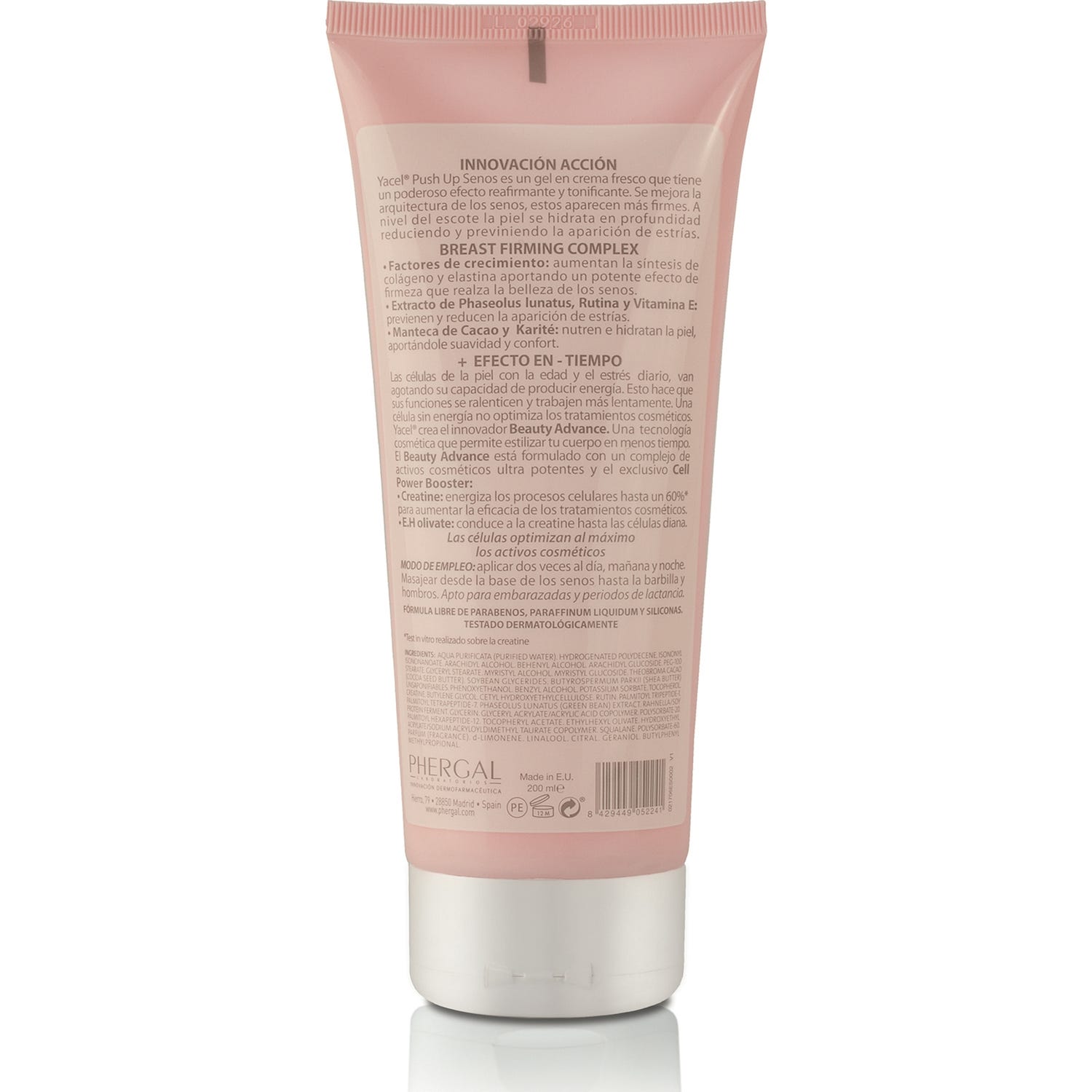 Yacel Gel Reafirmante Protensor Senos Push Up 200Ml-image