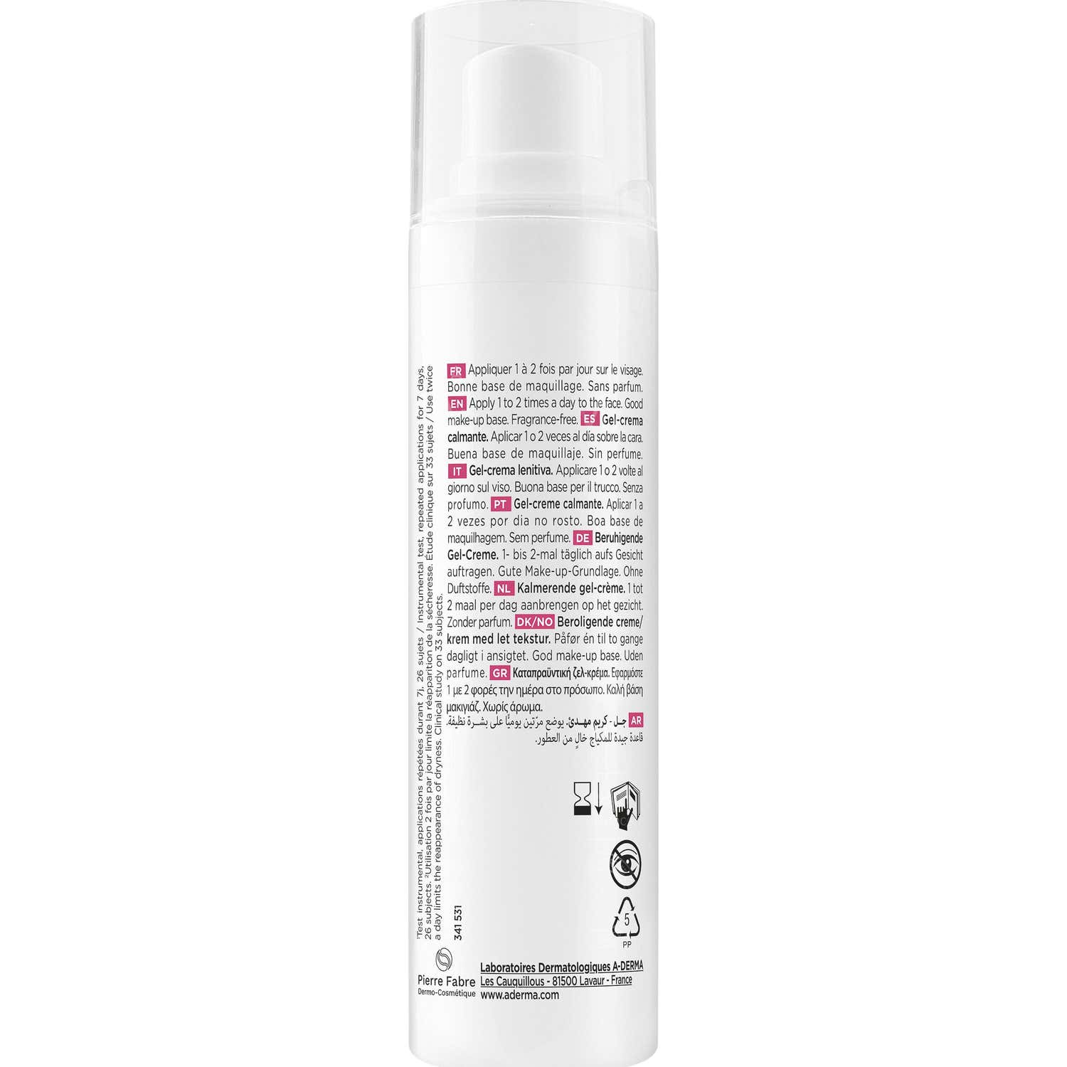 A-Derma Exomega Gel-Crema Facial Calmante 40 Ml-image