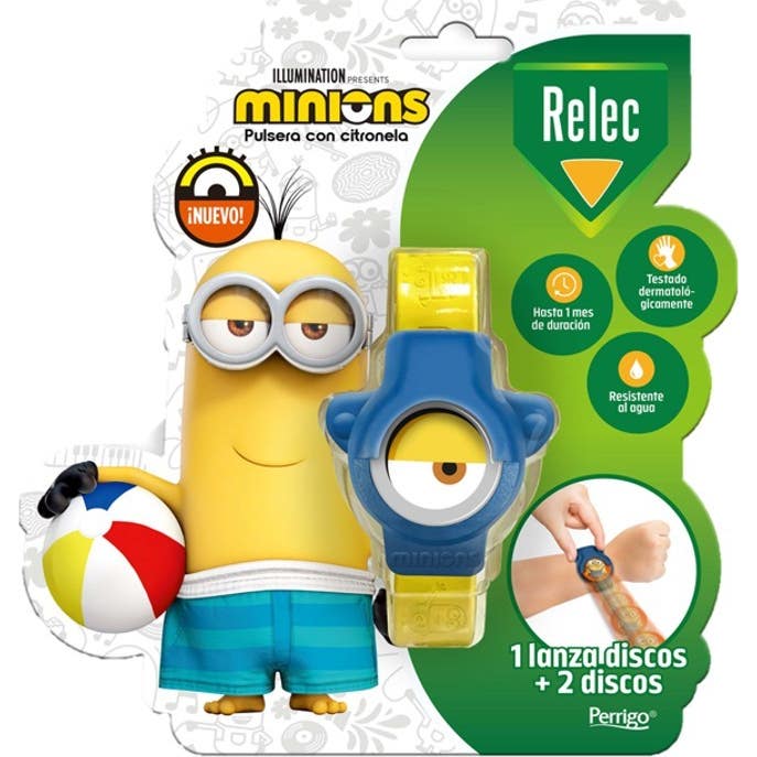 Relec Pulsera Antimosquitos Minions Azul 1Ud-image