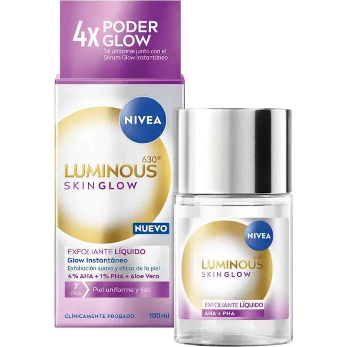 Nivea Luminous 630º Skin Glow Esfoliante LíQuido 100 Ml-image