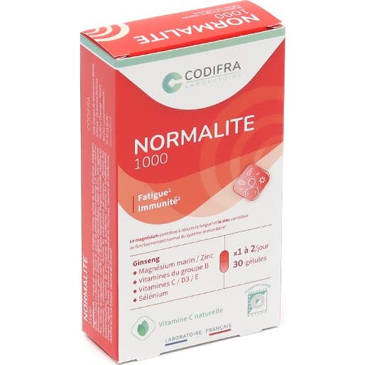 Codifra - Normalite 1000 Tonus & Natural Defenses 30 Glules