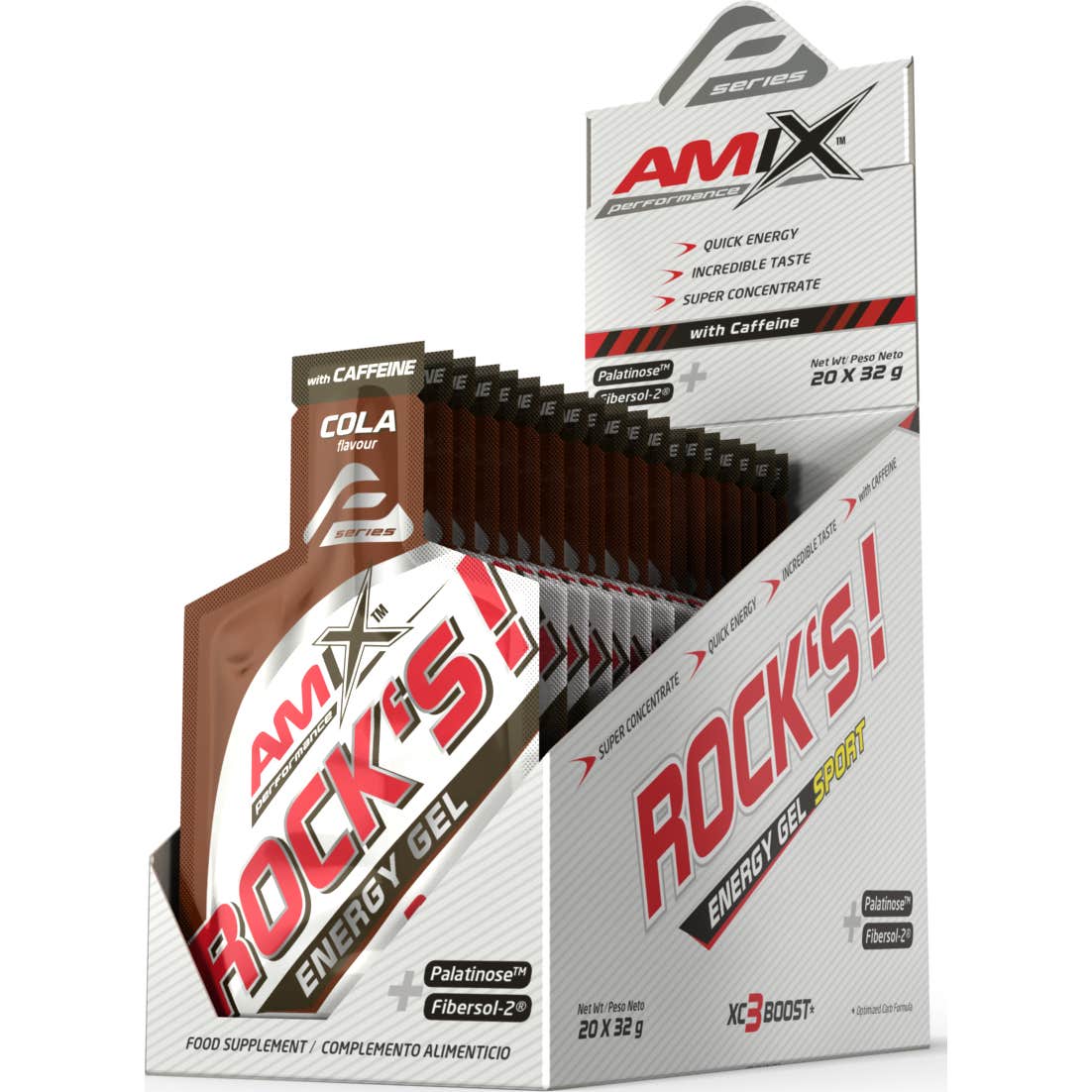Amix Performance Rock's Gel Con CafeíNa Cola 20 X32 G-image