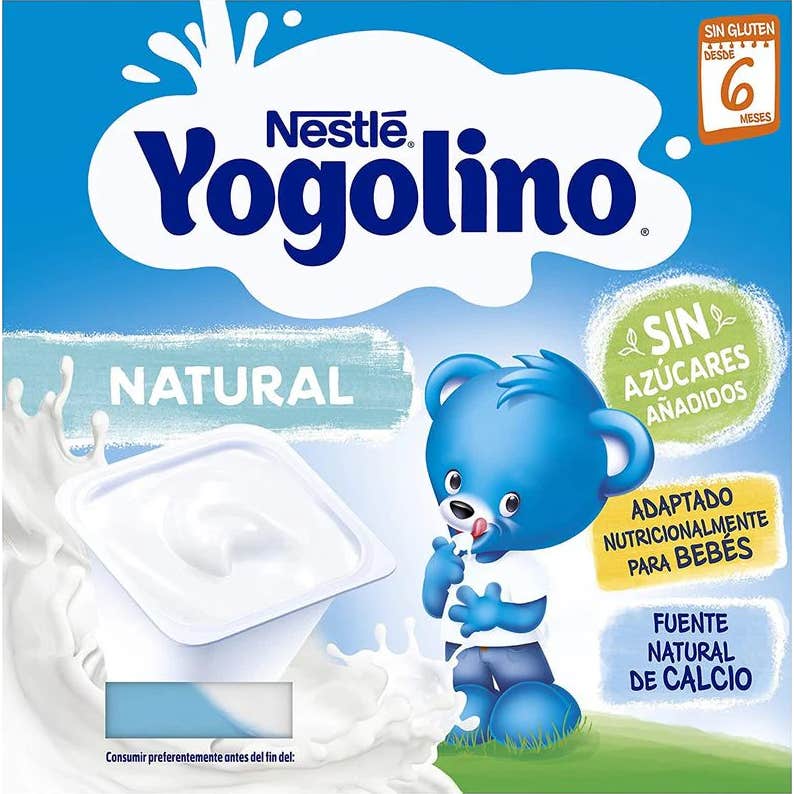 Nestle Yogolino Natural Sin Azucar 4X100G-image