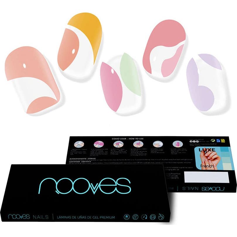Nooves Premium Glam Lâmina Unhas Paradise 20 Unidades