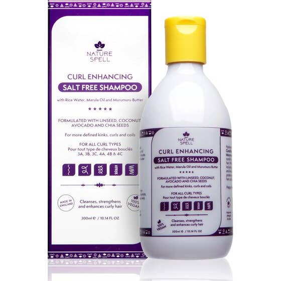 Nature Spell Curl Enhancing Salt Free Shampoo 300Ml-image