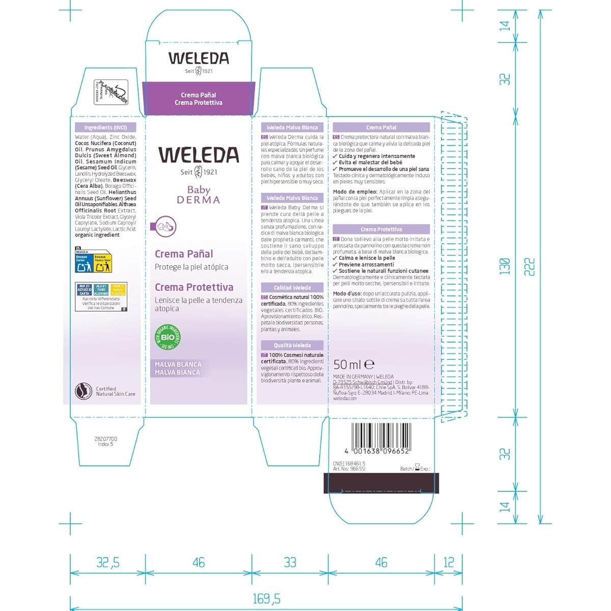 Weleda Baby Derma Crema PañAl 50Ml-image