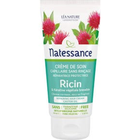 Natessance CrèMe De Soin Capillaire Sans RinçAge Au Ricin 100 Ml-image