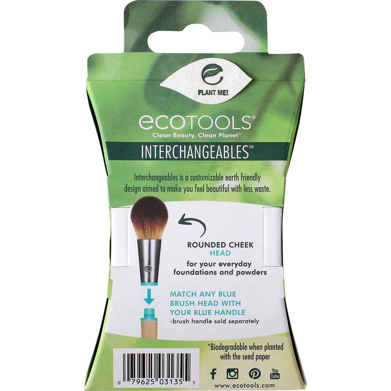 Ecotools Interchangeables Cabeça de Pincel para Blush 1 Unidade Ecotools Interchangeables Cabeça de Pincel para Blush 1 Unidade