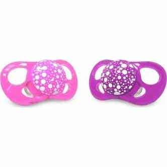 TwistShake Chupetes Rosa Morado 0-6 Meses 2Uds-image