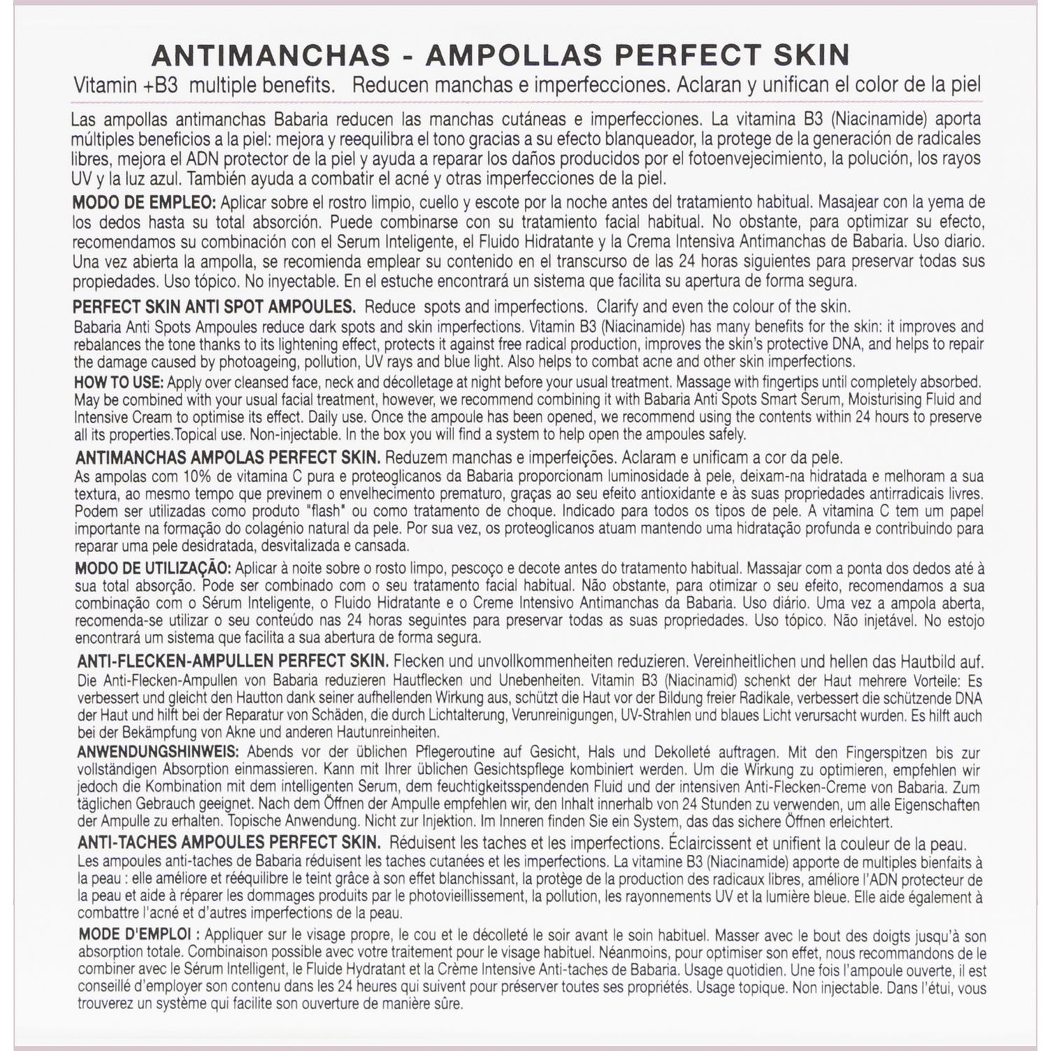 Babaria Ampollas Anti-Manchas 10Ml-image