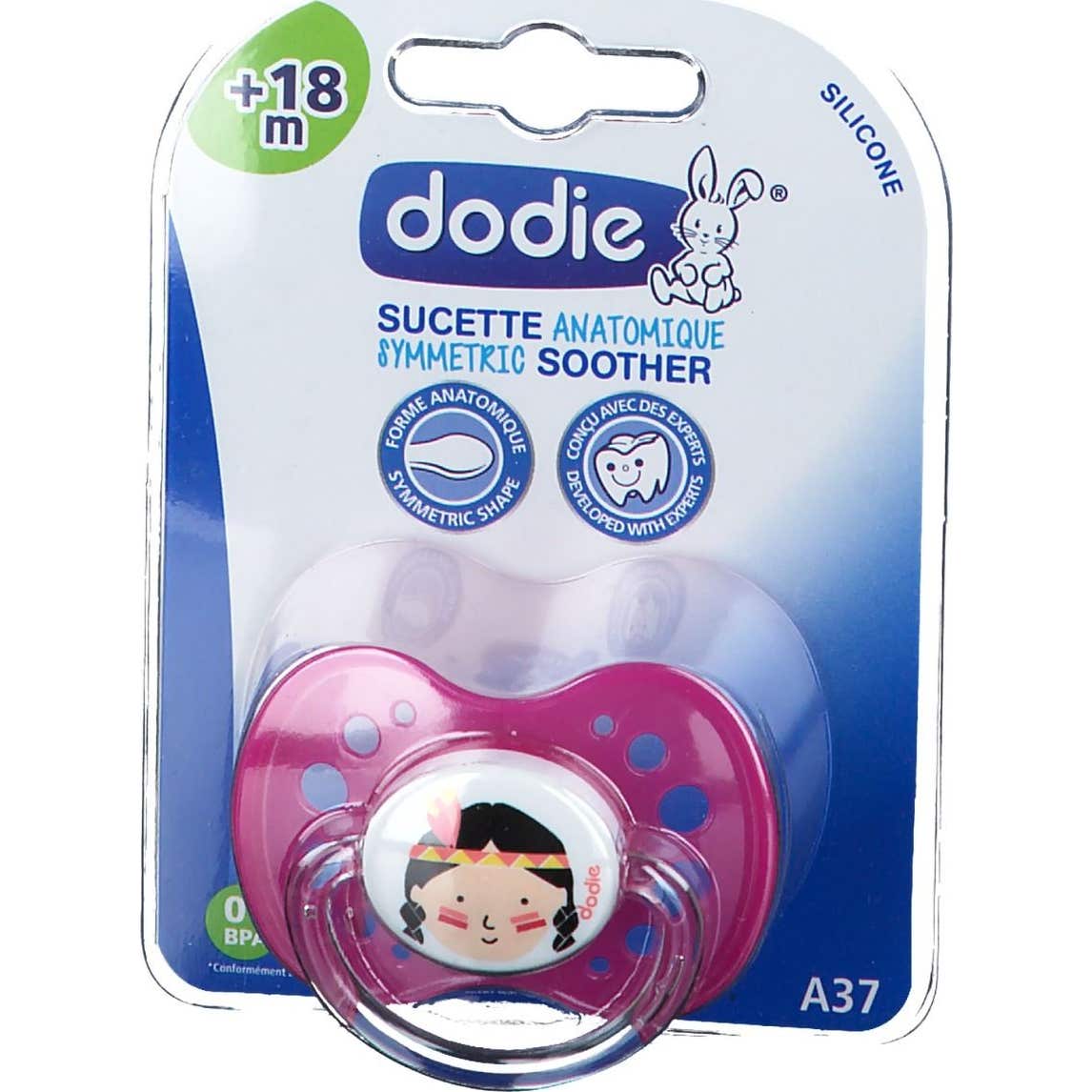 Dodie Chupete AnatóMico Silicona +18 M Nº37-image