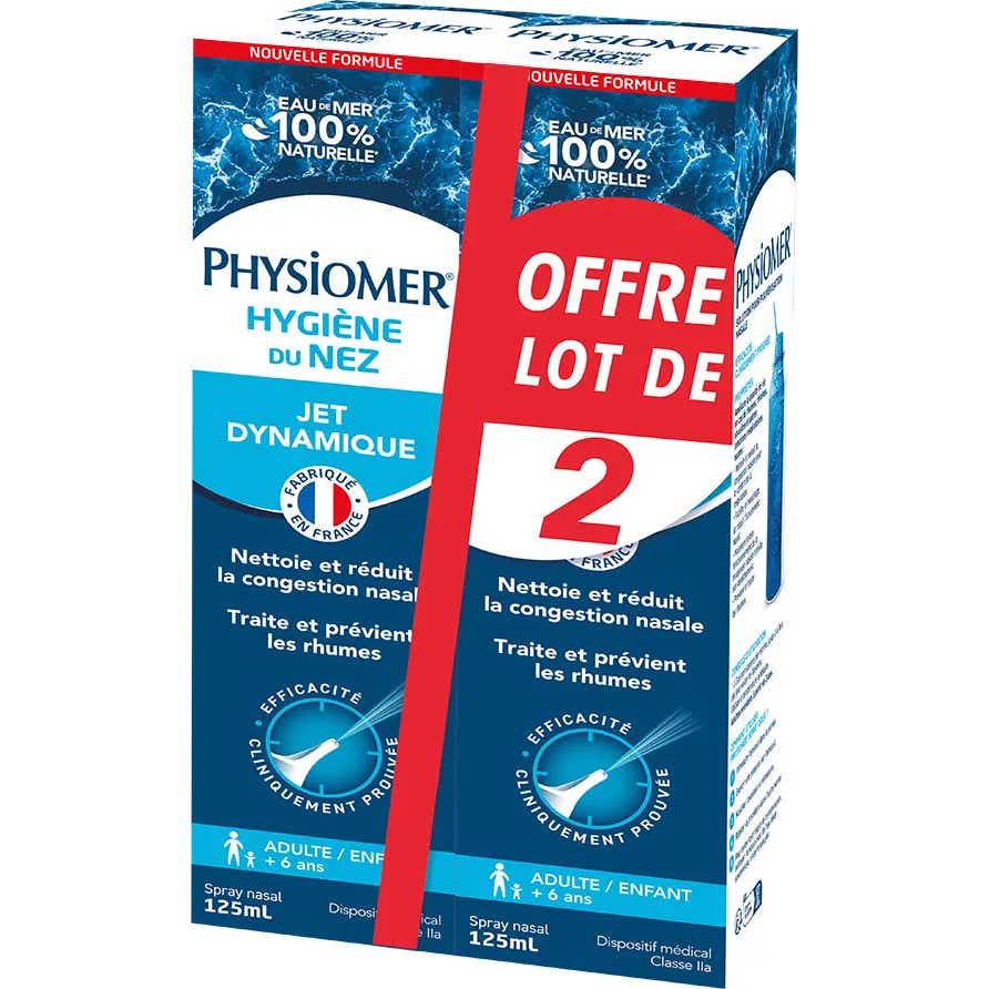 Physiomer Nasal Swan Dynamic Jet 135Ml Set De 2-image
