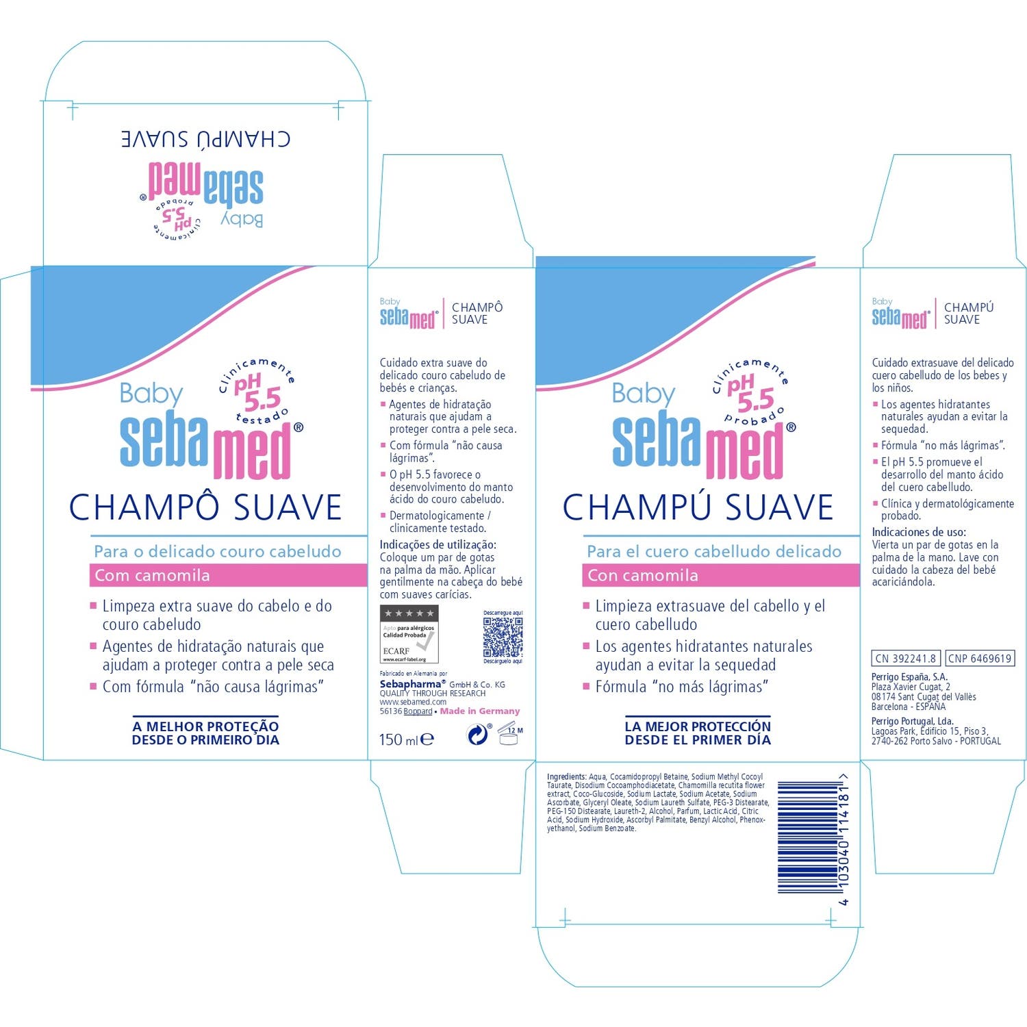 Sebamed Baby Champú Suave 150Ml-image