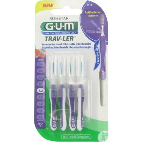 Pinceles Para Goma De Mascar Trav-Ler 1512 1,2Mm 4Uts-image