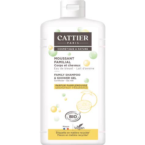 Cattier Gel Espumoso Familiar Cuerpo Y Cabello Bio 500Ml-image