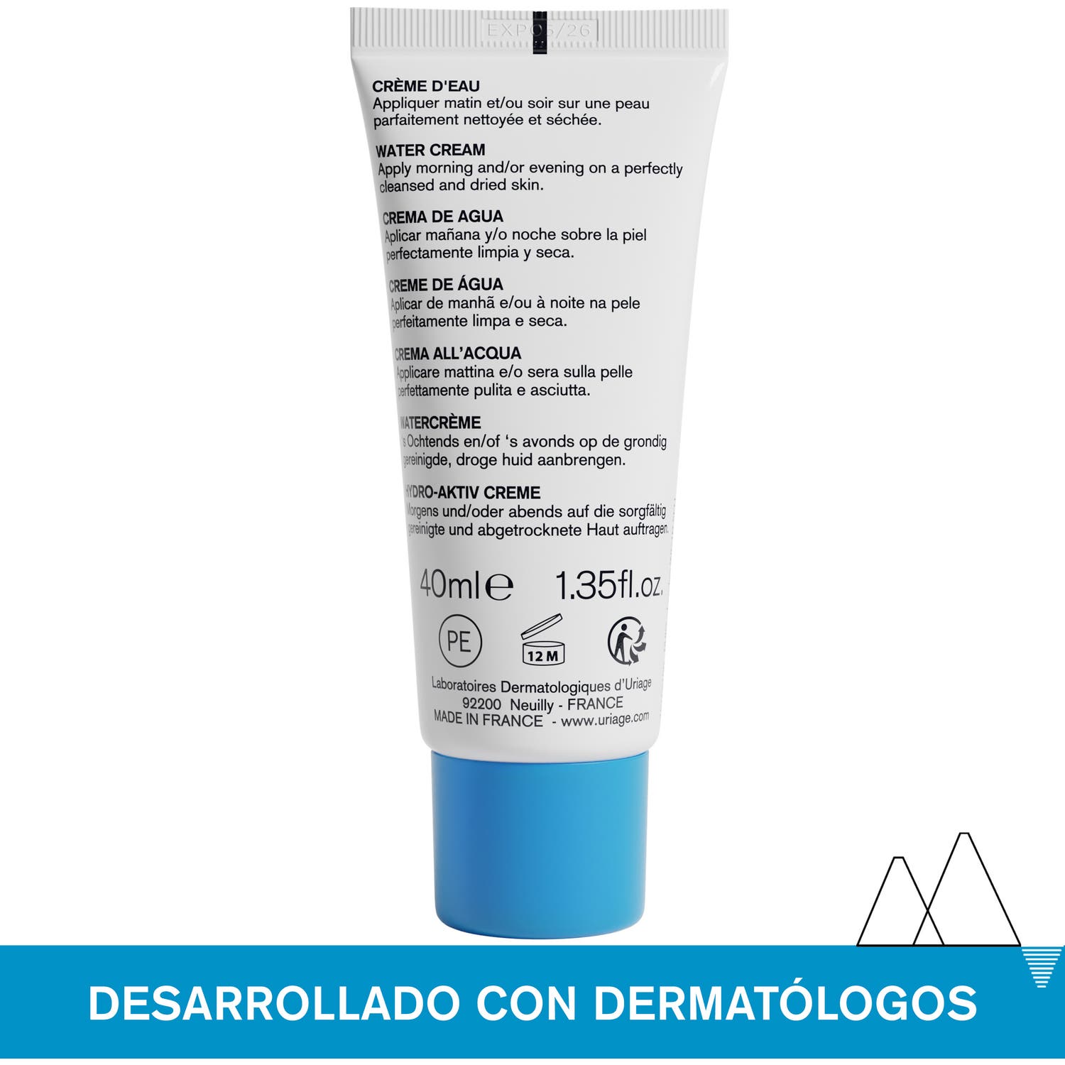 Uriage Creme de água leve 40ml Uriage Creme de água leve 40ml